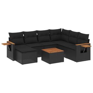 VidaXL set divano da giardino Polirattan  