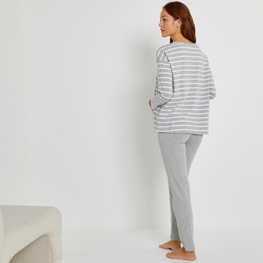 La Redoute Collections Pyjama für Schwangerschaft und Stillzeit  