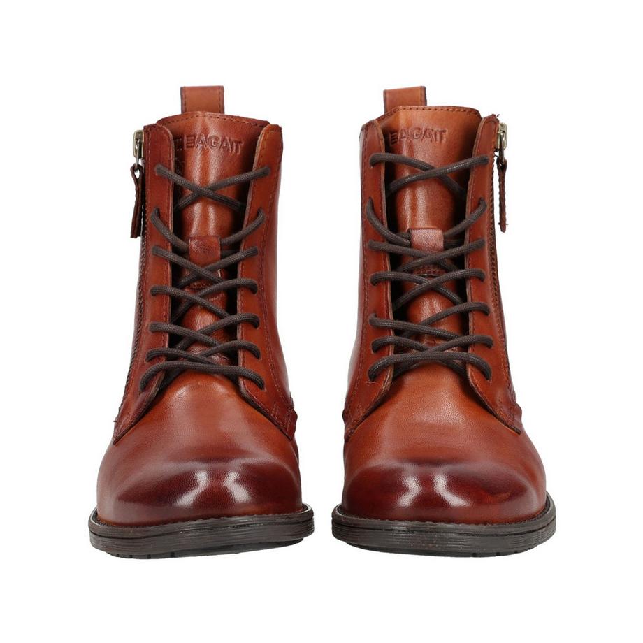Bagatt Bottines à lacets avec fermeture éclair latérale  