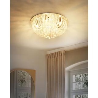 Beliani Lampe suspension en Cristal Glamour DORNAS  