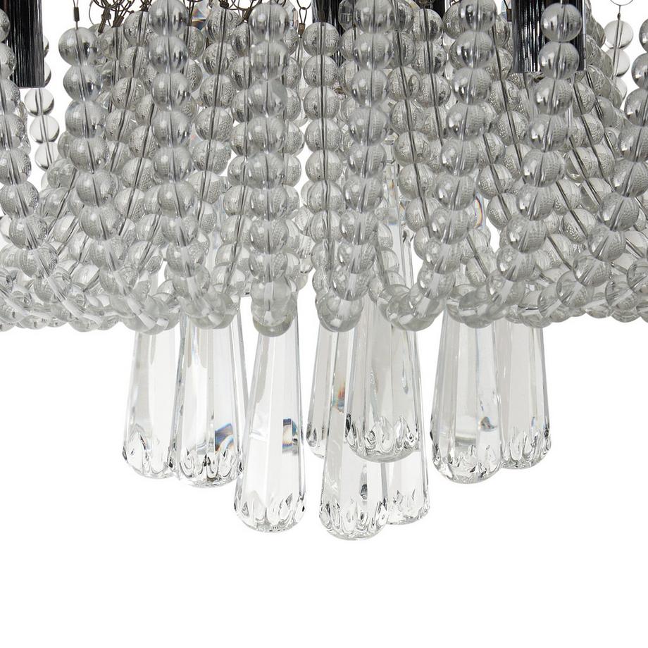 Beliani Lustre en Cristal Glamour DORNAS  