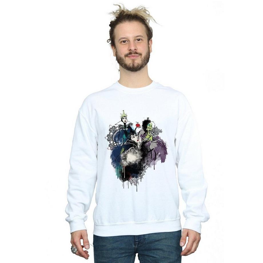 Disney Villains Watercolor Sweatshirt  