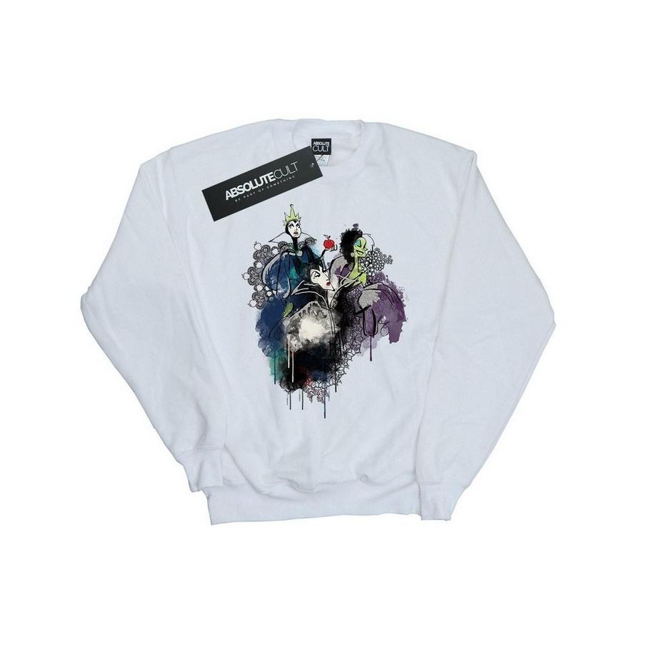 Disney Villains Watercolor Sweatshirt  