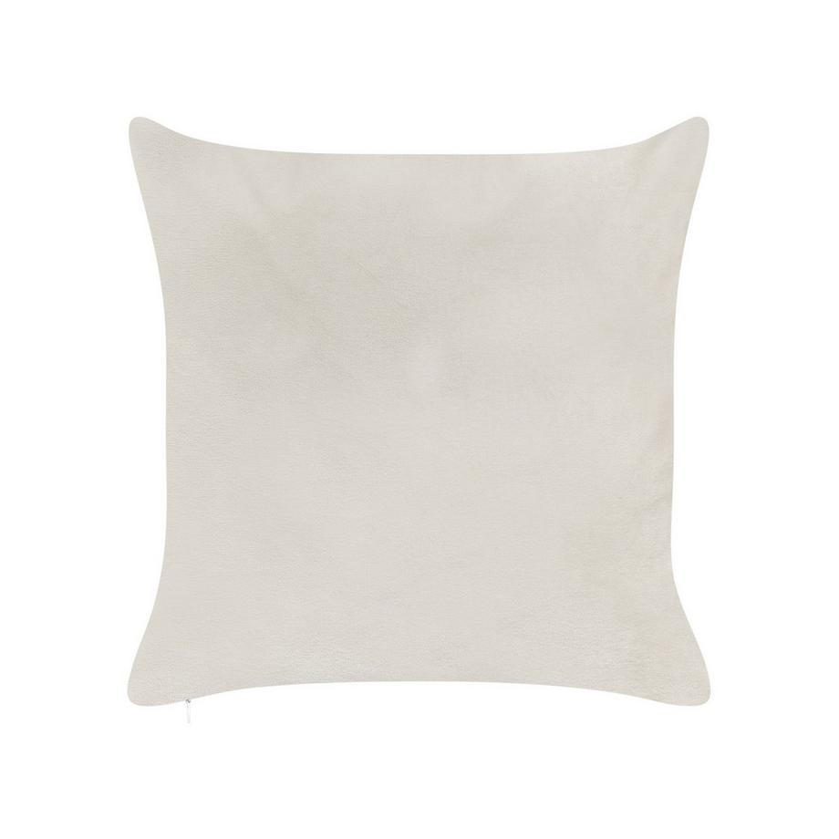 Beliani Dekokissen 2er Set aus Samtstoff Klassisch JELLIES  