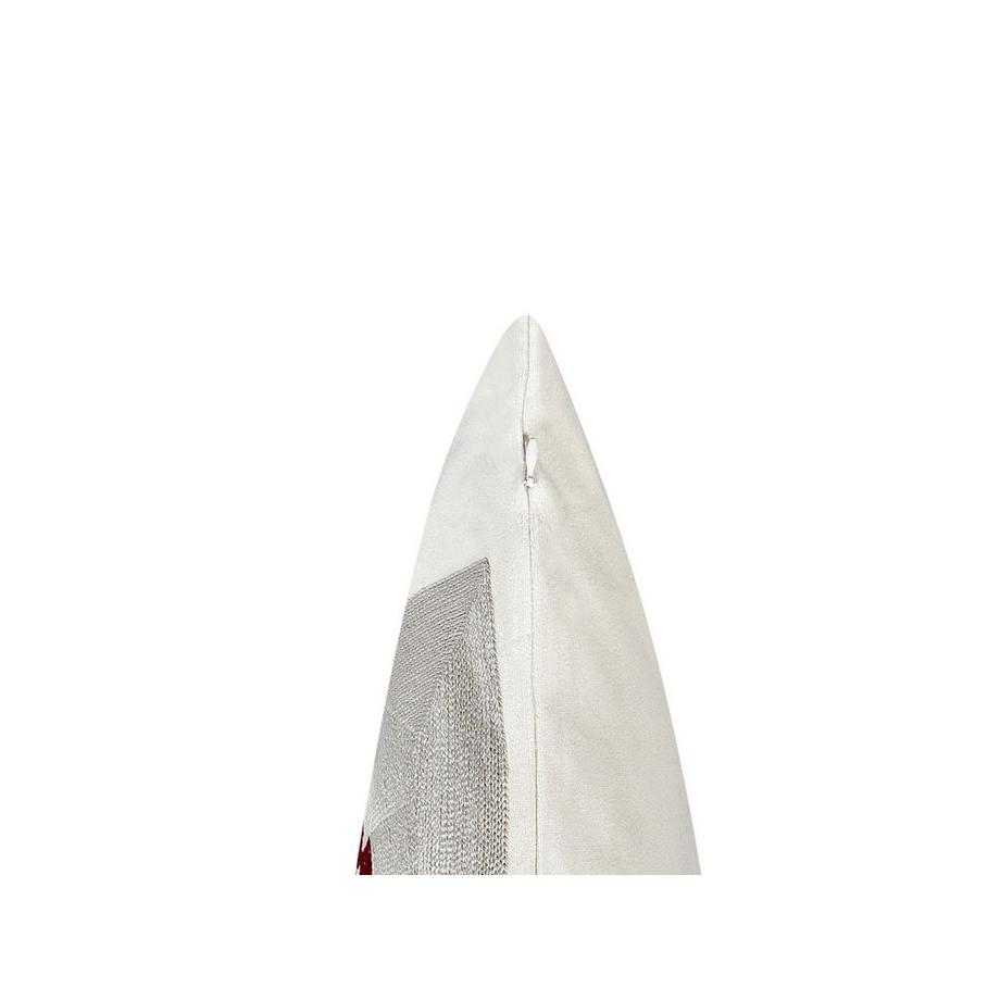 Beliani Dekokissen 2er Set aus Samtstoff Klassisch JELLIES  