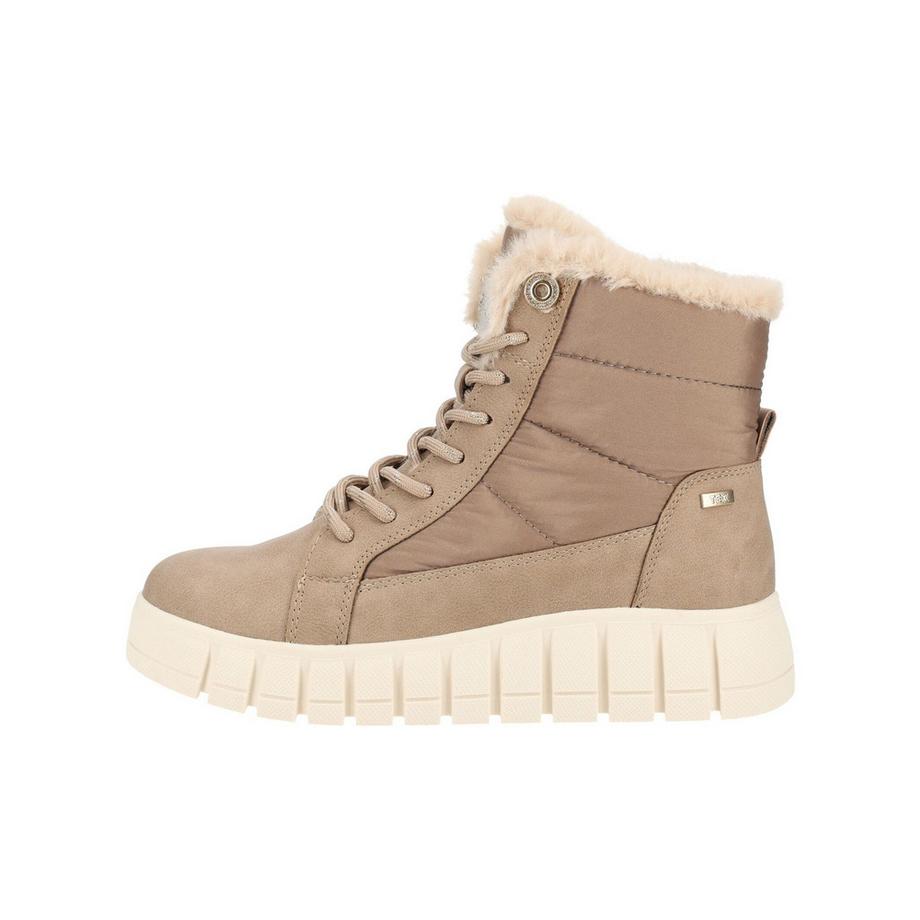 TOM TAILOR Bottines à lacets et semelle plateforme  
