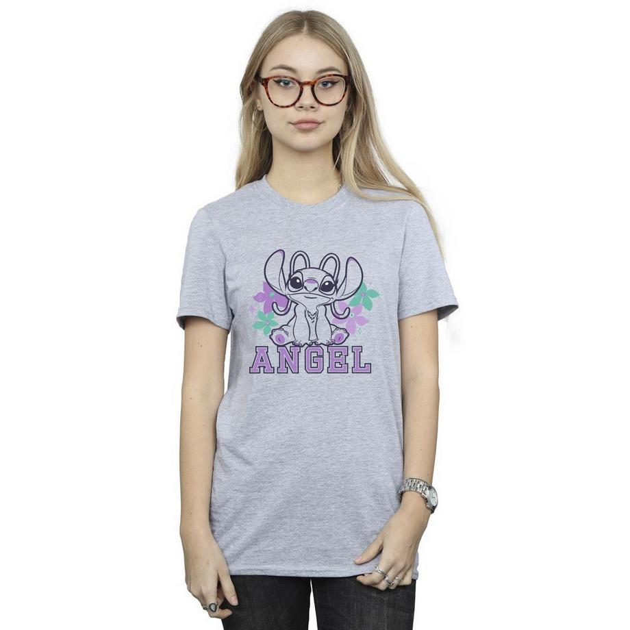 Disney Angel Stitch T-Shirt Imprimé Graphique  