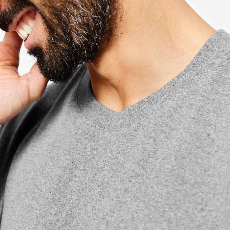 DOMYOS  Fitness-T-Shirt  Recycelte Baumwolle 