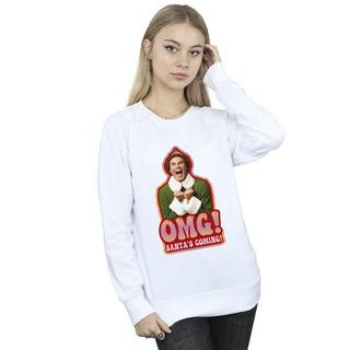 Elf Santa's Coming Sweatshirt Coupe Droite  