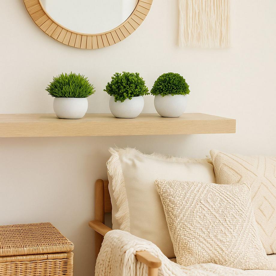 Northix Kunstpflanzen 3er Set  