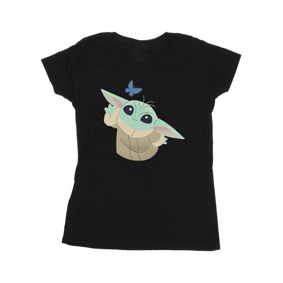Tshirt THE MANDALORIAN BUTTERFLY CATCHING