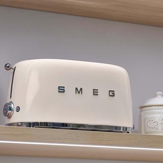 SMEG Tostapane a 2 slot lungo - creme  