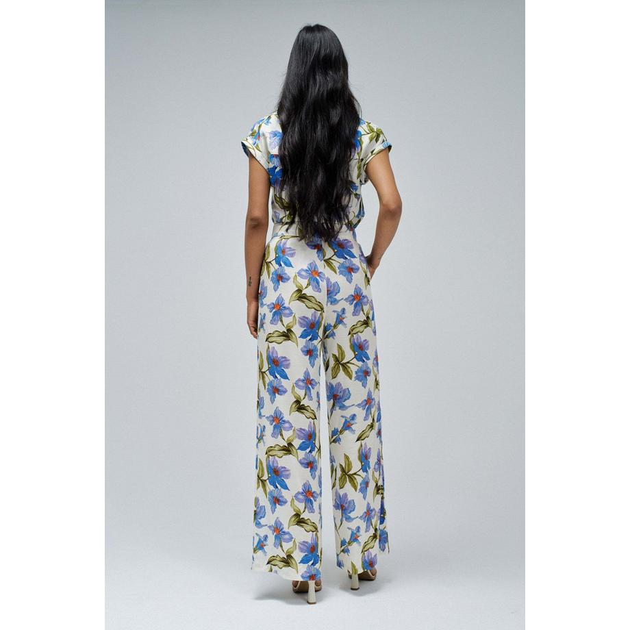 Salsa Blumenmuster Wide Leg Hose  