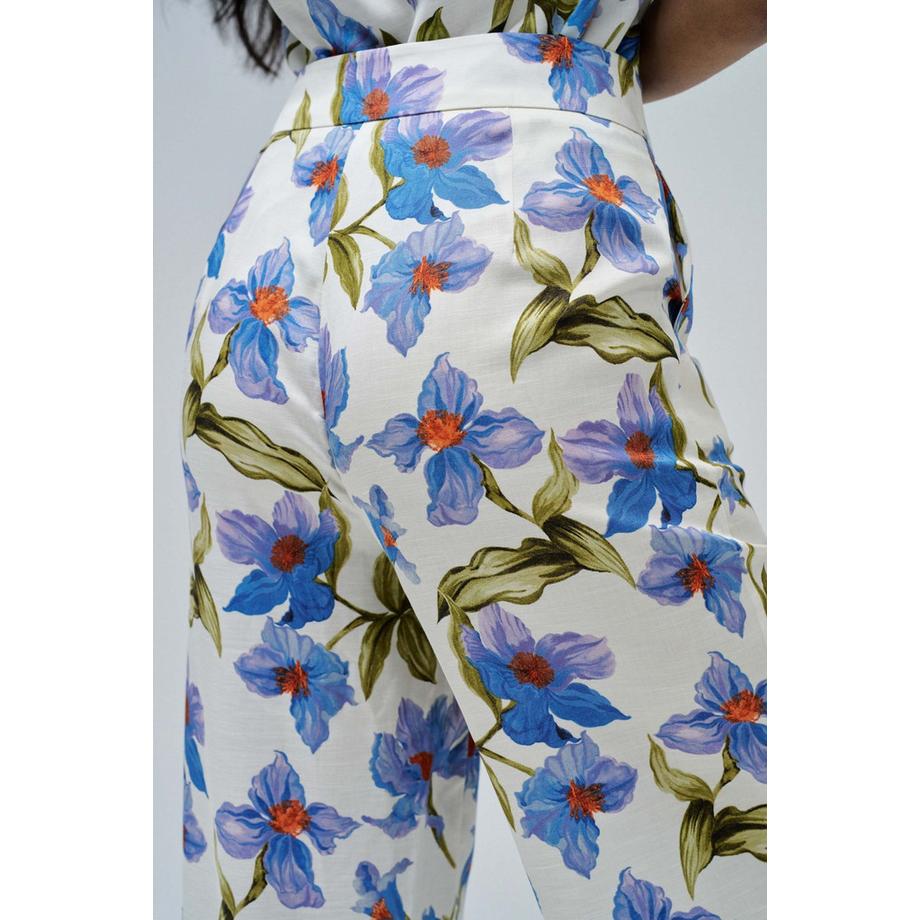 Salsa Blumenmuster Wide Leg Hose  