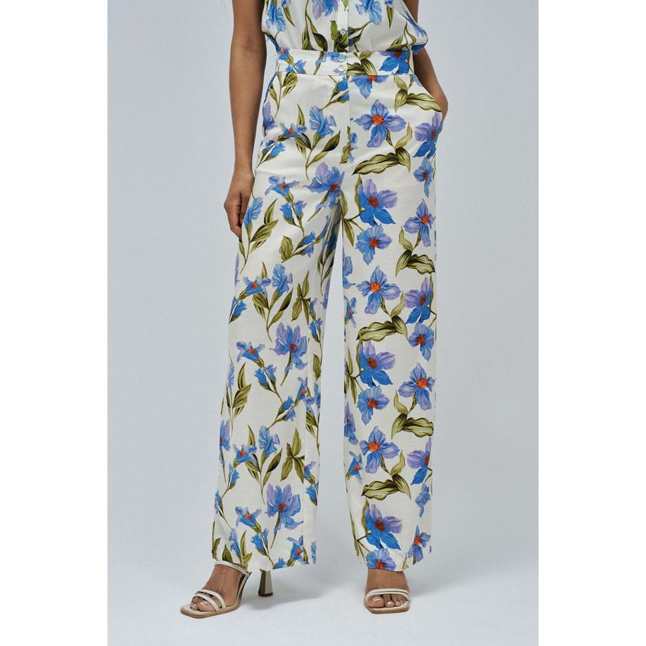 Salsa Blumenmuster Wide Leg Hose  