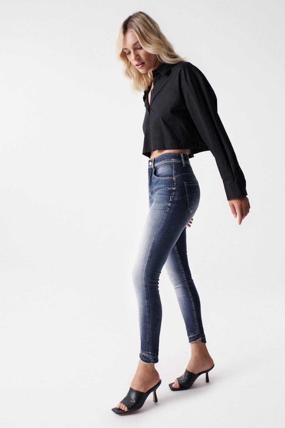 Salsa Secret Glamour Cropped Slim Fit Jeans  