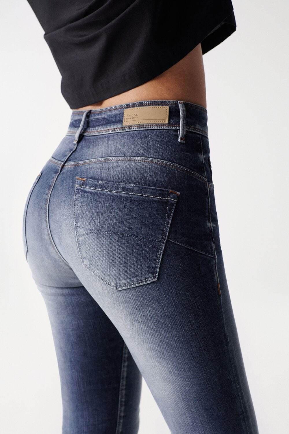 Salsa Secret Glamour Cropped Slim Fit Jeans  