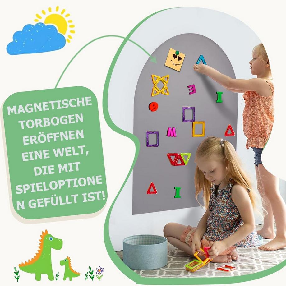 Misiu  selbstklebende Magnetwand (inkl. Kreidestifte & Wischtuch) 