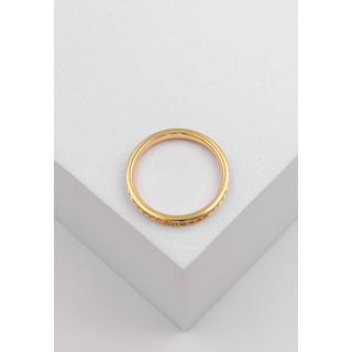 MUAU Schmuck  Mémoire Ring Diamant 0.50ct. Gelbgold 750 