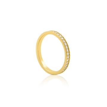 Mémoire Ring Diamant 0.50ct. Gelbgold 750