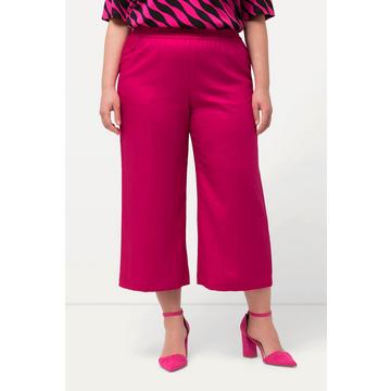 Jupe-culotte longueur mollet, jambe large et taille élastique