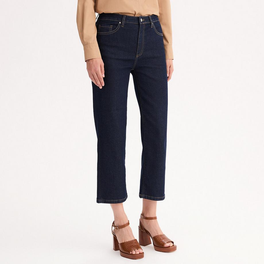 La Redoute Collections Jean Cropped Coupe Large  