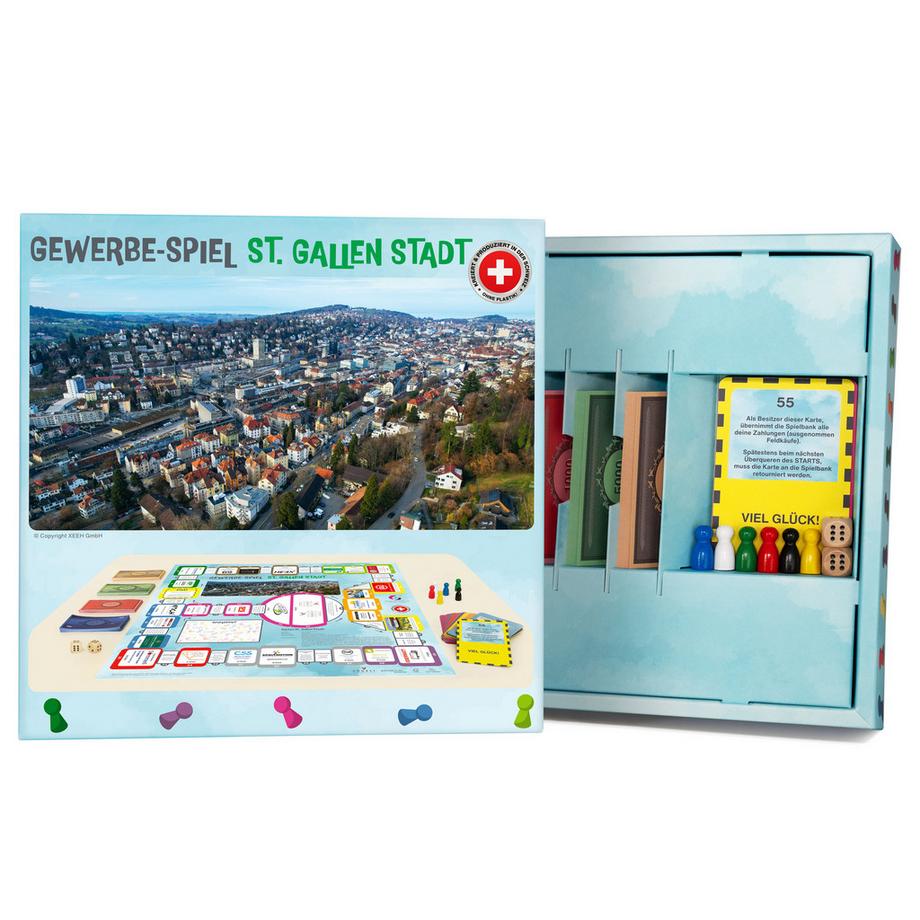 Brettspiel ST.GALLEN Stadt Neuauflage (Deutsch)