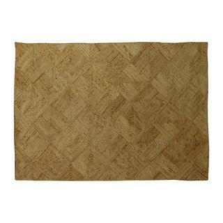 Vente-unique  Teppich rechteckig - 100 % geflochtene Jute - 160 x 230 cm - Naturfarben - DAYA 