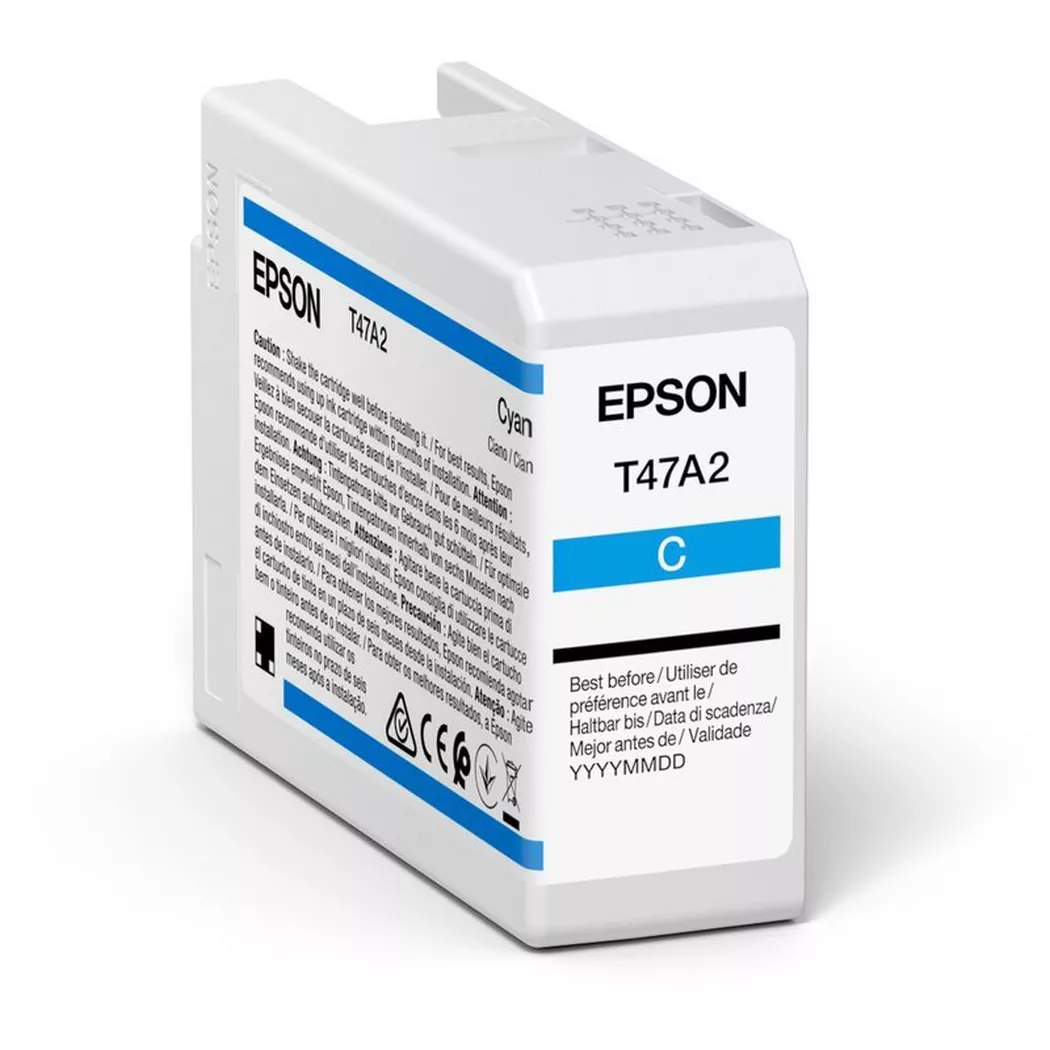 Epson – Tintenpatrone cyan T47A200 SureColor SC-P900 50ml, One Size