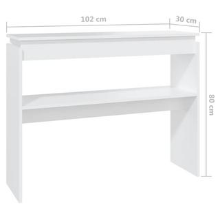 VidaXL Table console bois d'ingénierie  