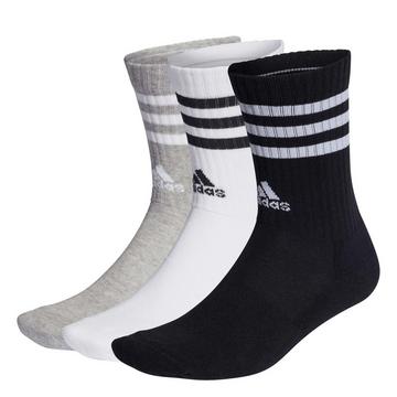Socken  3er Pack-3-Streifen Cushioned Crew