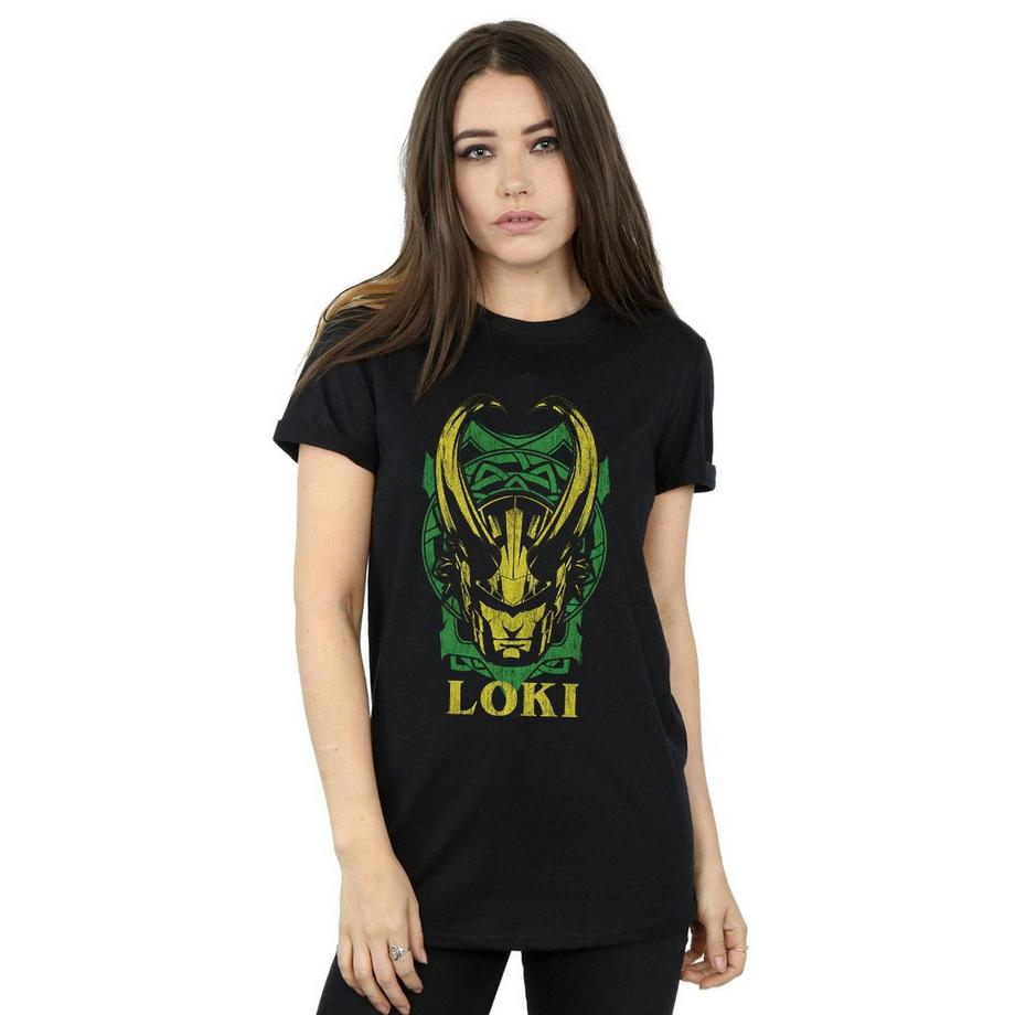 MARVEL Loki Casque T-Shirt Imprimé Graphique  
