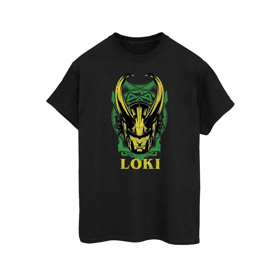 MARVEL Loki Casque T-Shirt Imprimé Graphique  