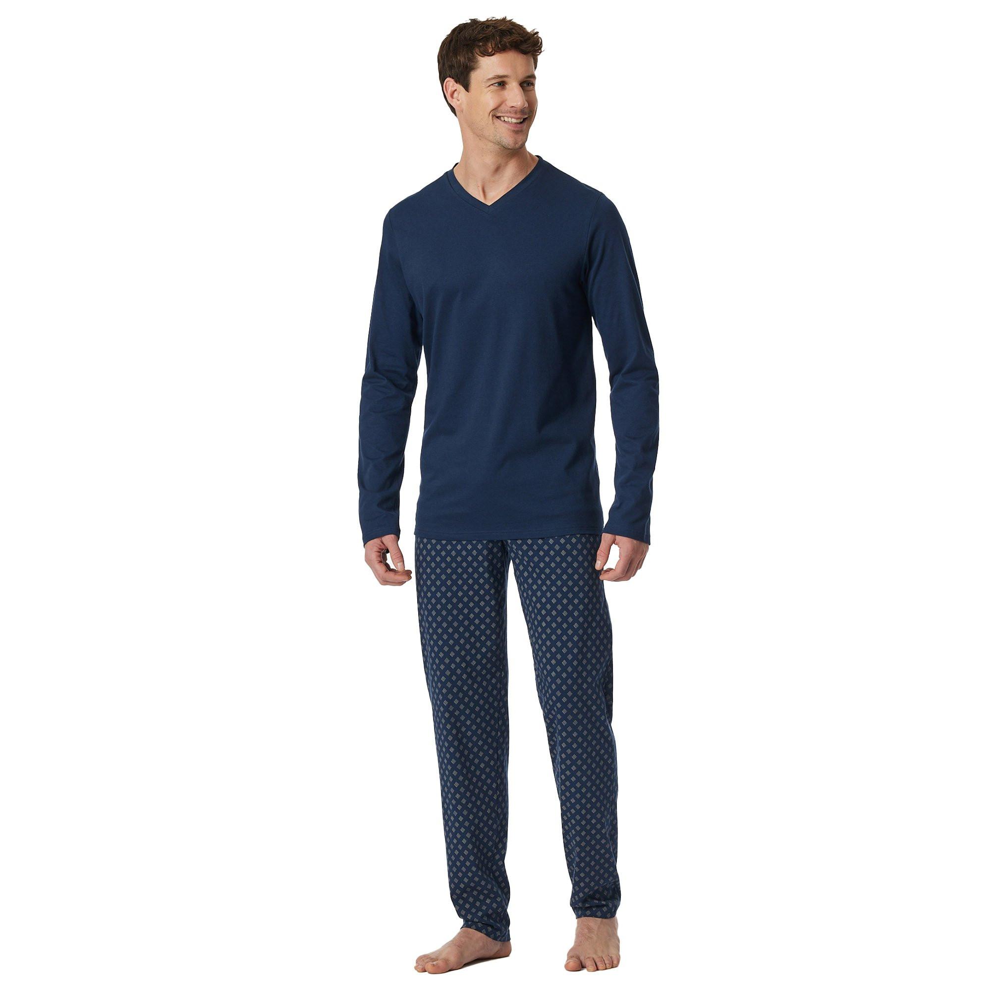 Schiesser  Schiesser Pyjama Schlafanzug  - Casual Essentials 