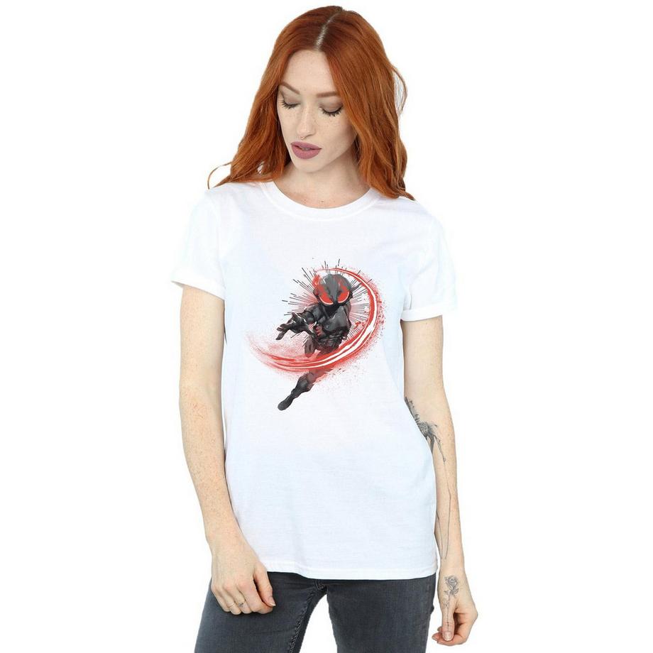 DC COMICS Aquaman Black Manta T-Shirt Stampata  