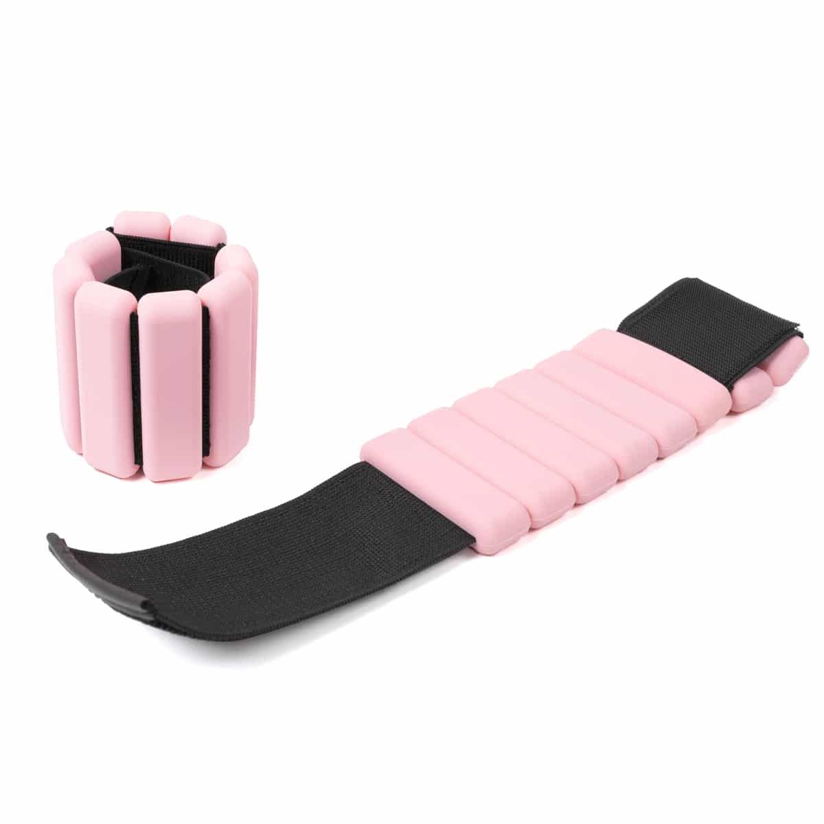 GladiatorFit  Silikon-Beschwerungsbänder Knöchel / Handgelenke 2 x 0,5 kg 