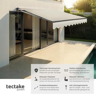 Tectake Tenda parasole a bracci snodati Ornella Varie misure  