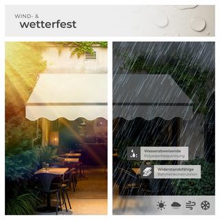 Tectake Tenda parasole a bracci snodati Ornella Varie misure  