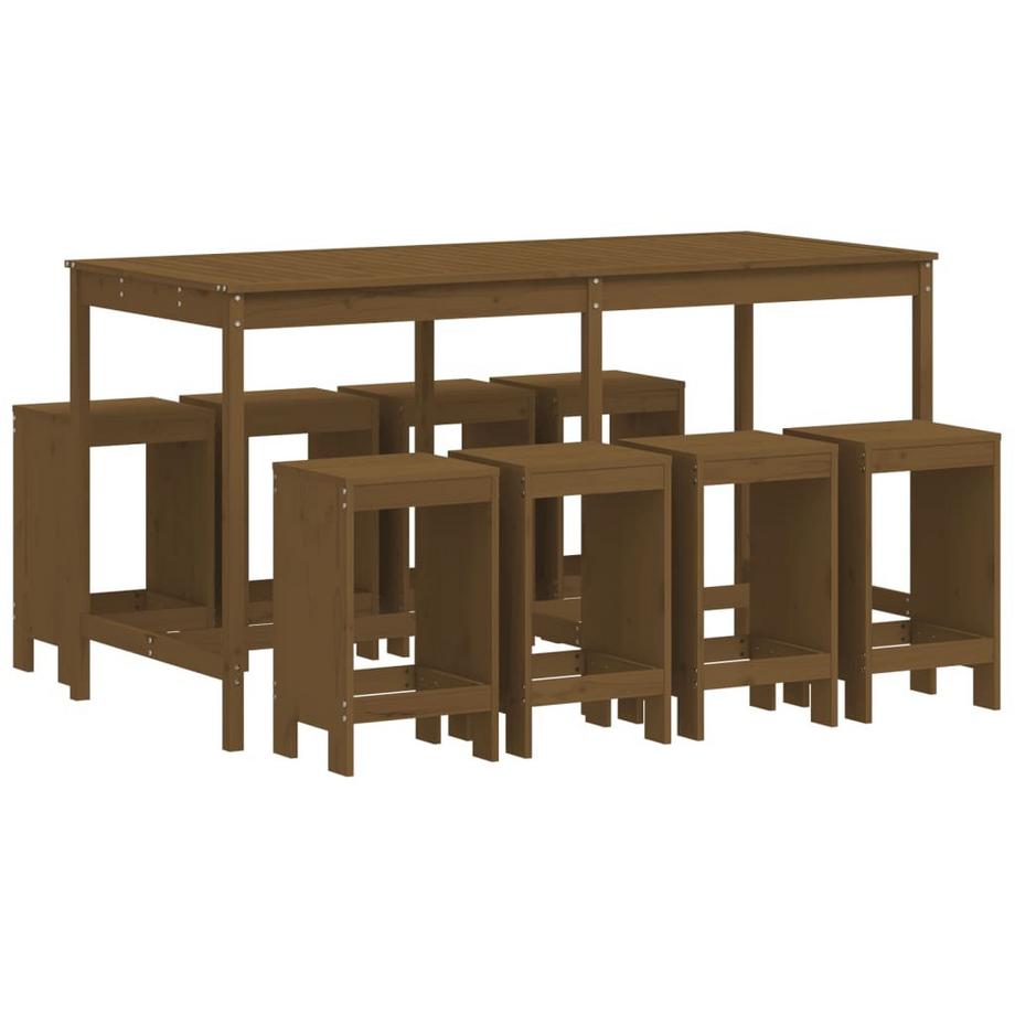 set da bar da giardino Legno di pino