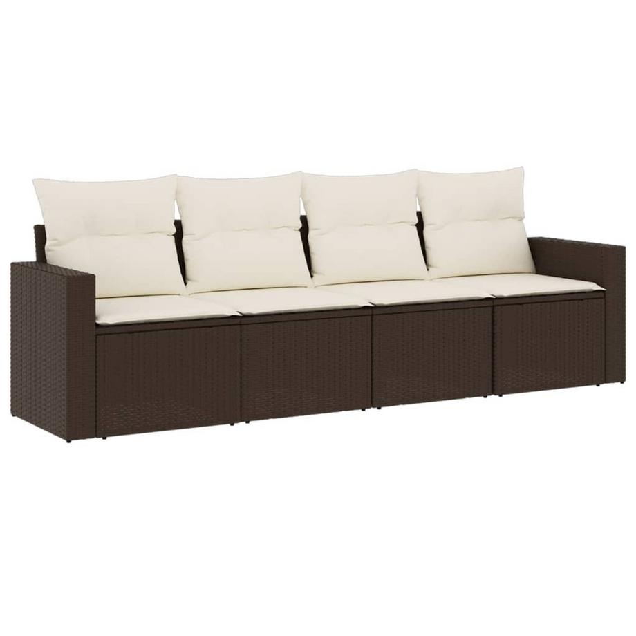 set divano da giardino Polirattan
