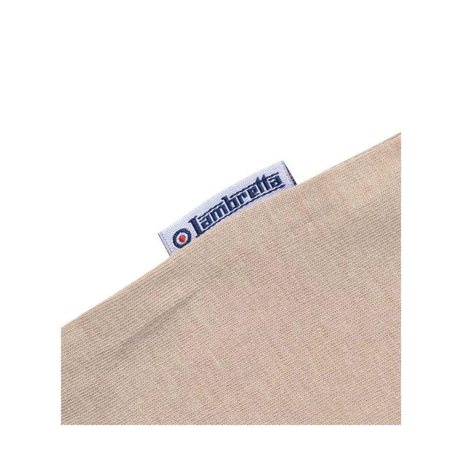 Lambretta Ss25 T-Shirt mit Streifendetail und Logo  