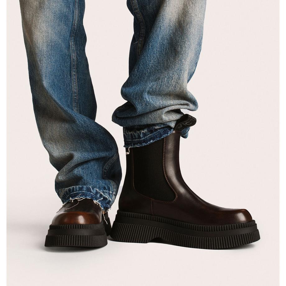 Victoria  damen stiefeletten dublin chelsea efecto piel 