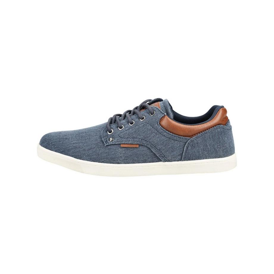 Bullboxer Sneaker en toile avec détails en cuir  