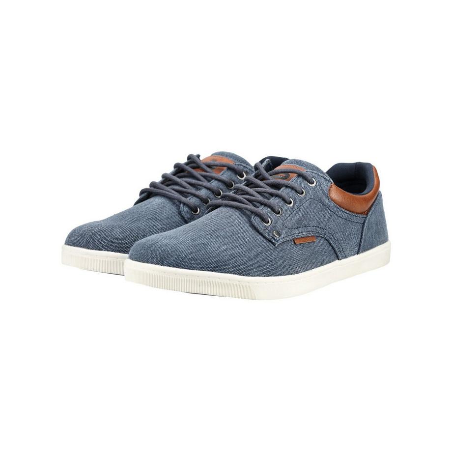 Bullboxer Sneaker en toile avec détails en cuir  