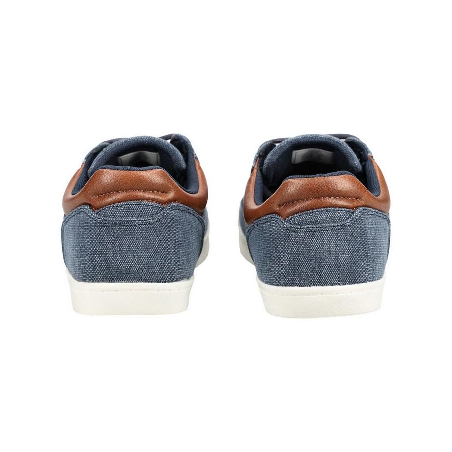 Bullboxer Sneaker en toile avec détails en cuir  