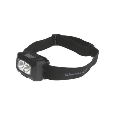 GladiatorFit  Lampe frontale rechargeable à capteur de mouvement 2 LED 