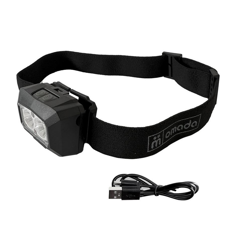 Omada  Lampe frontale rechargeable à capteur de mouvement 2 LED Omada 