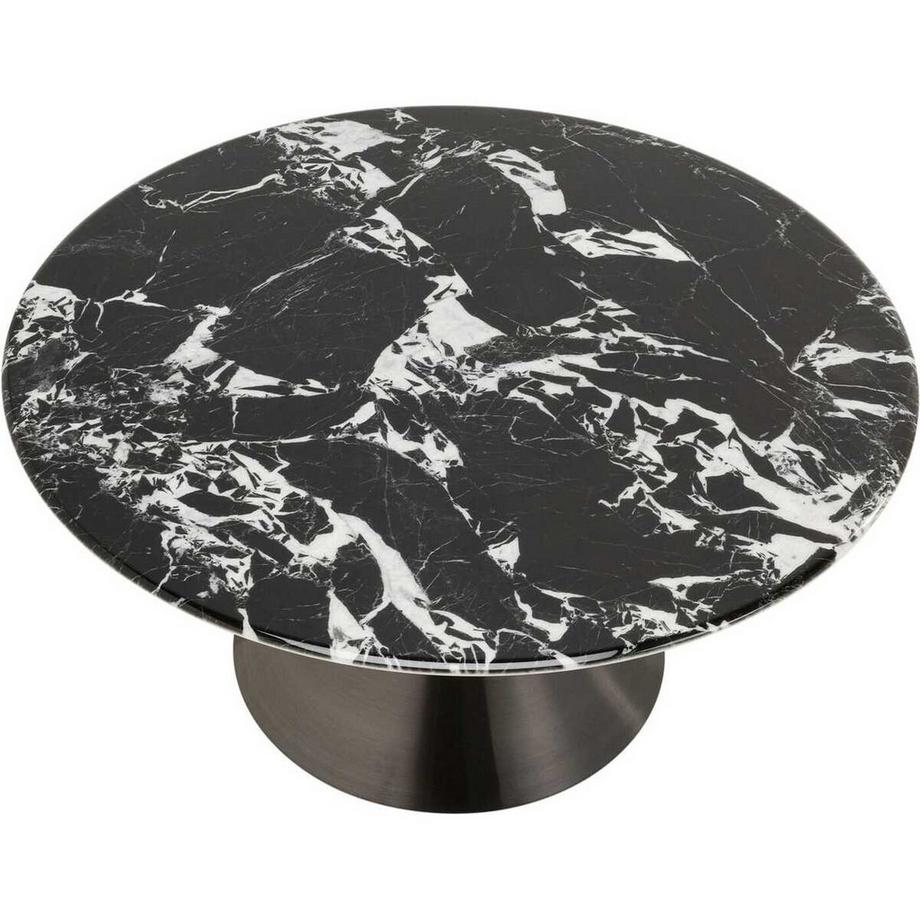 KARE Design Table basse Mambo noire ronde 80  