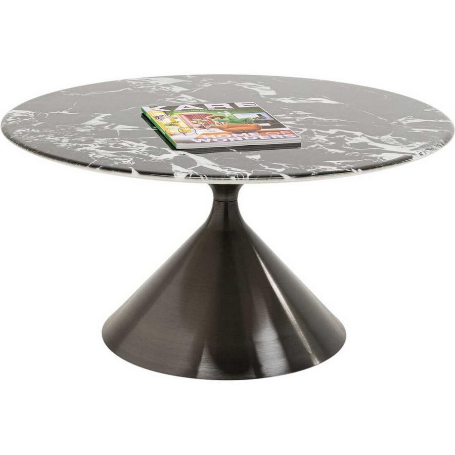 KARE Design Table basse Mambo noire ronde 80  