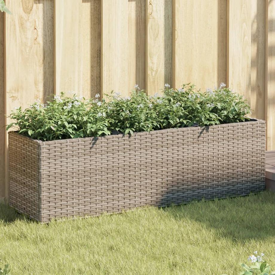 VidaXL Jardinière rotin synthétique  